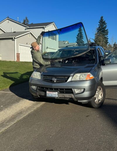 windshield replacement on an acura in Puyallup, WA
